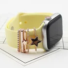Украшение в виде Луны для Apple watch band iWatchGalaxy watch 43 браслет силиконовый ремешок аксессуары ювелирные изделия звезда декоративные подвески
