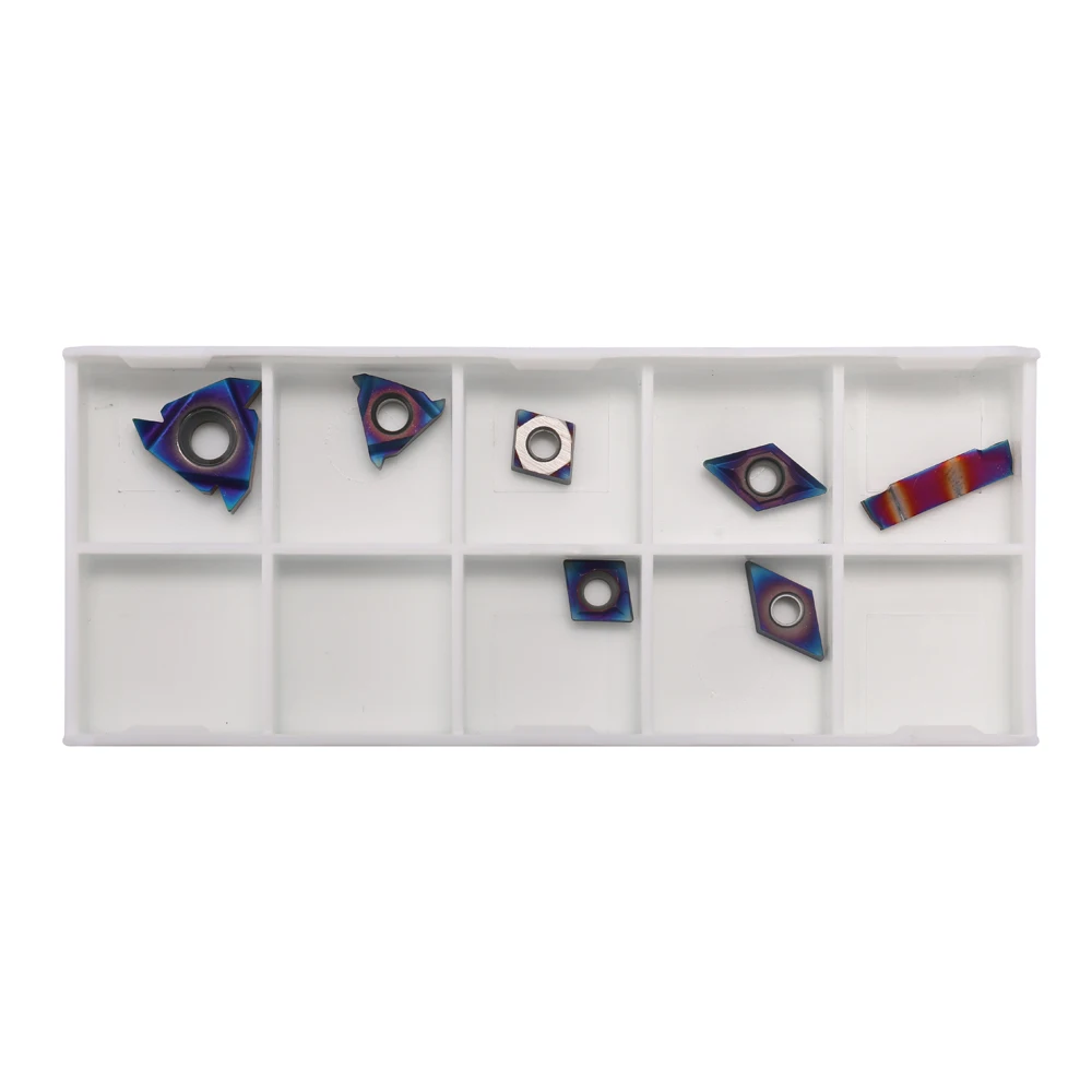 Хвостовик 12 мм 7 шт. с голубым карбидом стандартный набор сделай сам