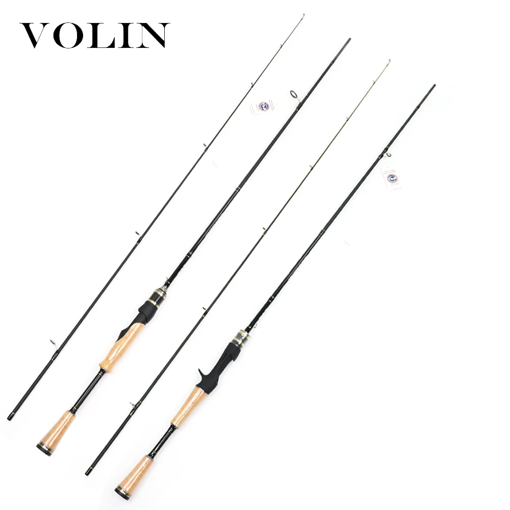 

VOLIN NEW Superlight FUJI Trout Fishing Rod 1.93m L Power Corbon Spinning Travel Rod Casting Pole Fast Action 1-8g 3-8lb LureRod