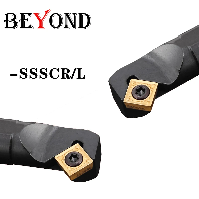 

BEYOND токарный расточной стержень Внутренний токарный инструмент держатель SSSCR S12M-SSSCR09 S12M S14N S16Q используется для карбида вставки лезвия 12 мм 14...