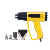 heat gun 2000w hot air gun kit with 4 nozzles industrial electric heating gun variable temperature for paint remover soldering