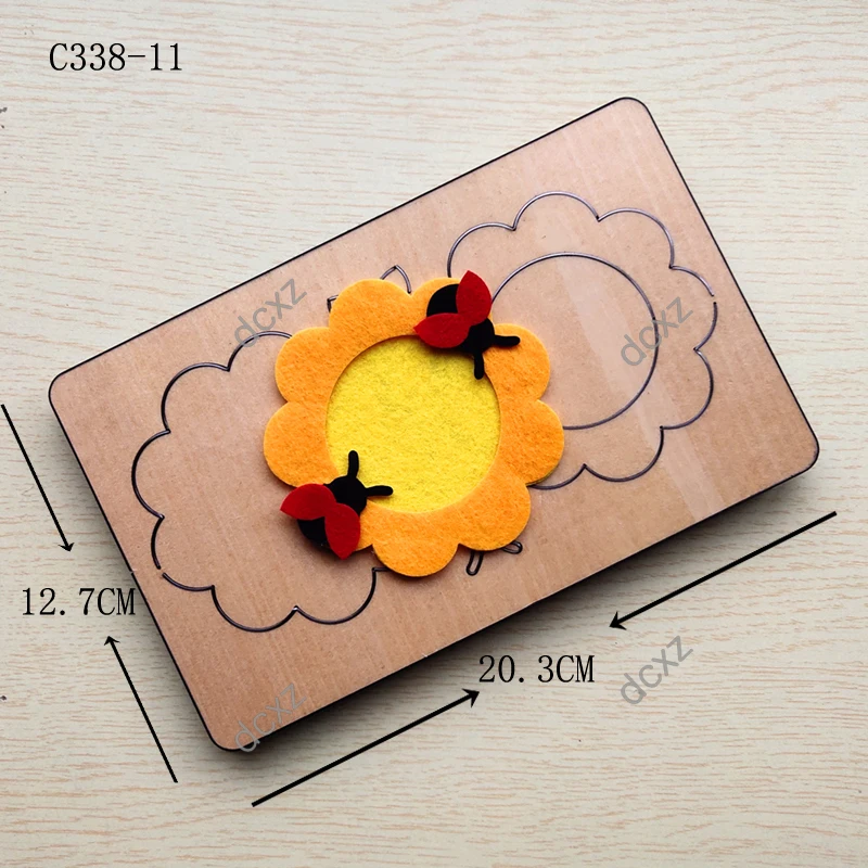 Новинка фоторамка деревянные штампы для скрапбукинга режущие обычных