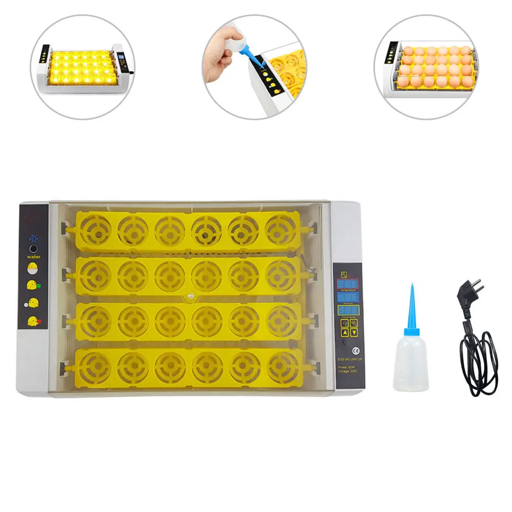 

Farm Animal Supplies Automatic Egg Incubator Temperature Control Digital Chicken Poultry Hatcher For Goose Chicken Quail