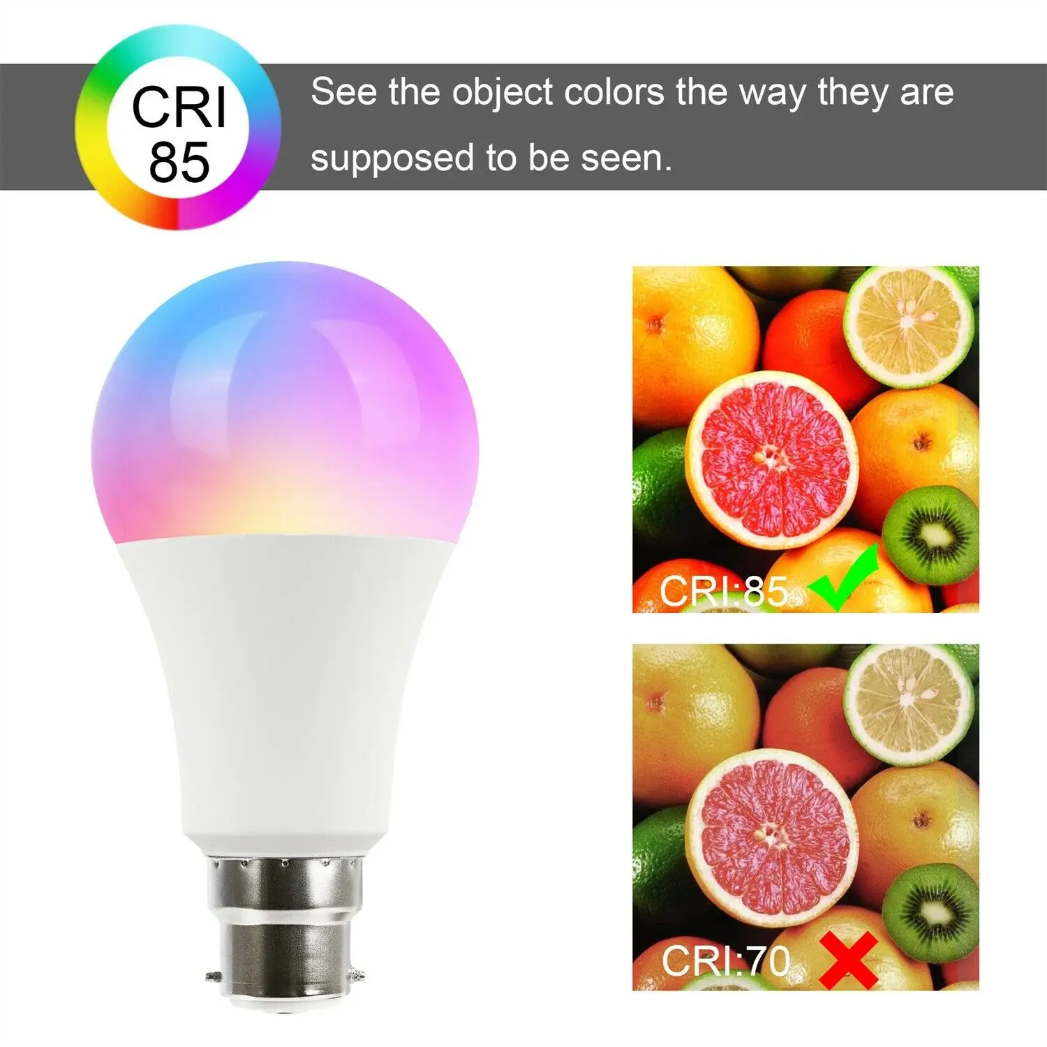 Rgb лампа светодиодный светильник B22 E27 16 цветов меняющая лампу байонетная