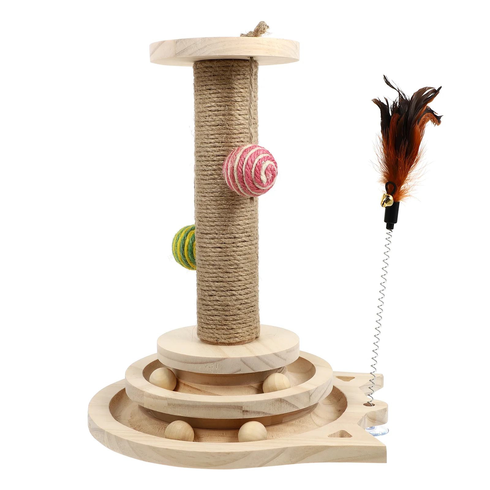 

1 шт., деревянный поворотный круг для кошек