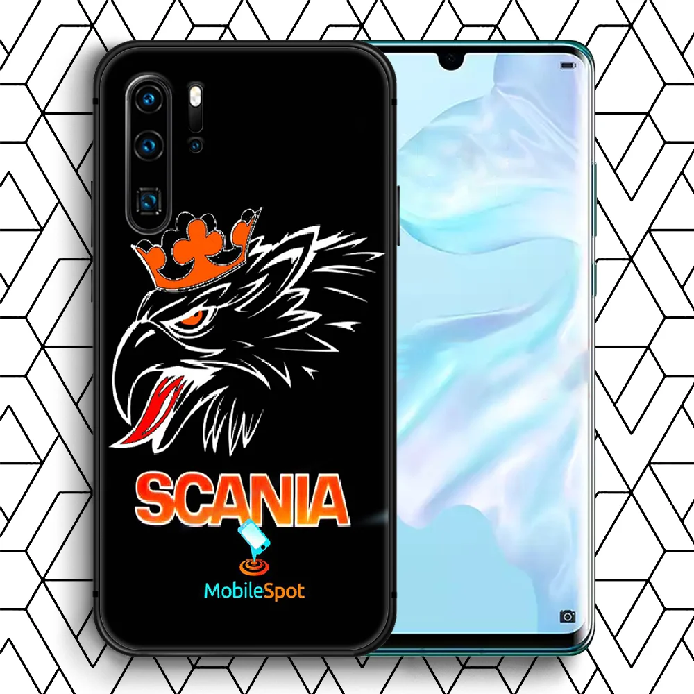 

Scania Truck Luxury Phone Case For Huawei P Mate 10 20 30 40 Lite Pro Smart Z 2019 Nova 5t Black Coque Pretty Cell Tpu Etui
