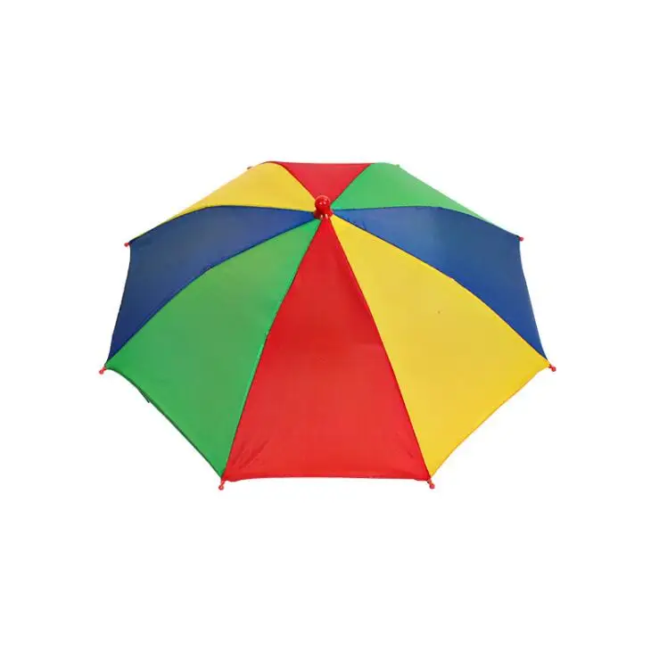 저렴한 휴대용 우산 모자, 태양 그늘, 방수, 야외 캠핑, 하이킹, 낚시, 축제 파라솔, 접이식 브로리 캡, 55cm, LX1990