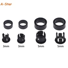 20 компл. Горячие Новые 3 мм5 мм пластиковые держатели для светодиодов зажимы-лицевые панели крепления корпуса с внешним кольцом Запчасти для инструментов хорошее качество