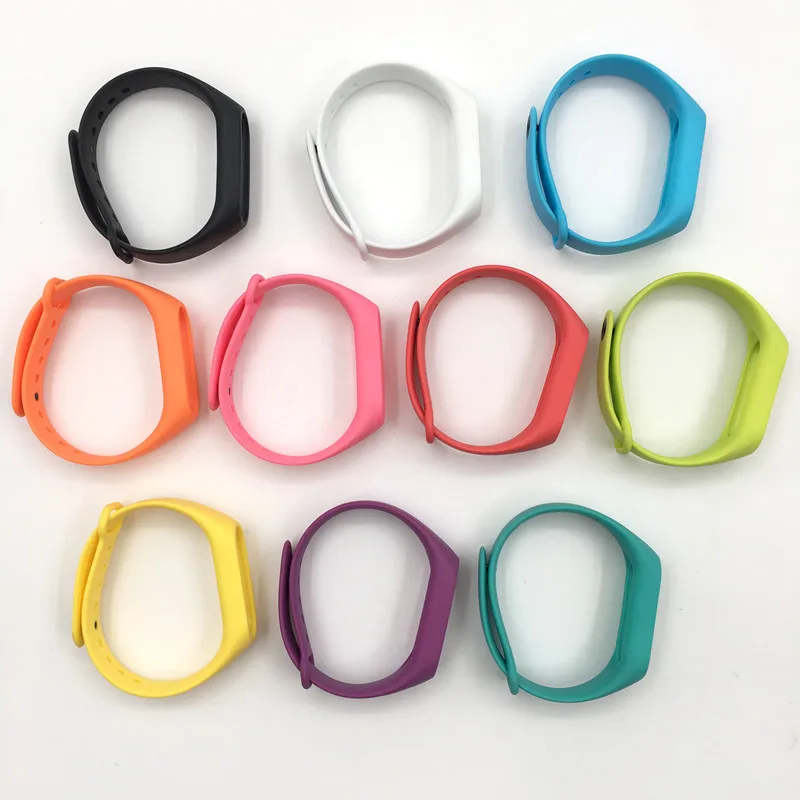 1 шт. для Xiaomi mi band 2 ремешок на запястье силиконовый фитнес браслет Mi Band смарт