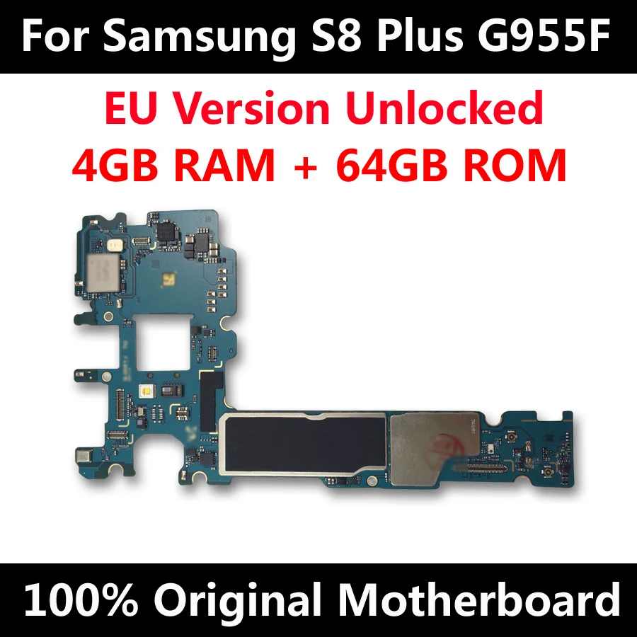 Оригинальная материнская плата для Samsung Galaxy S8 Plus G955F 64 Гб разблокированная с