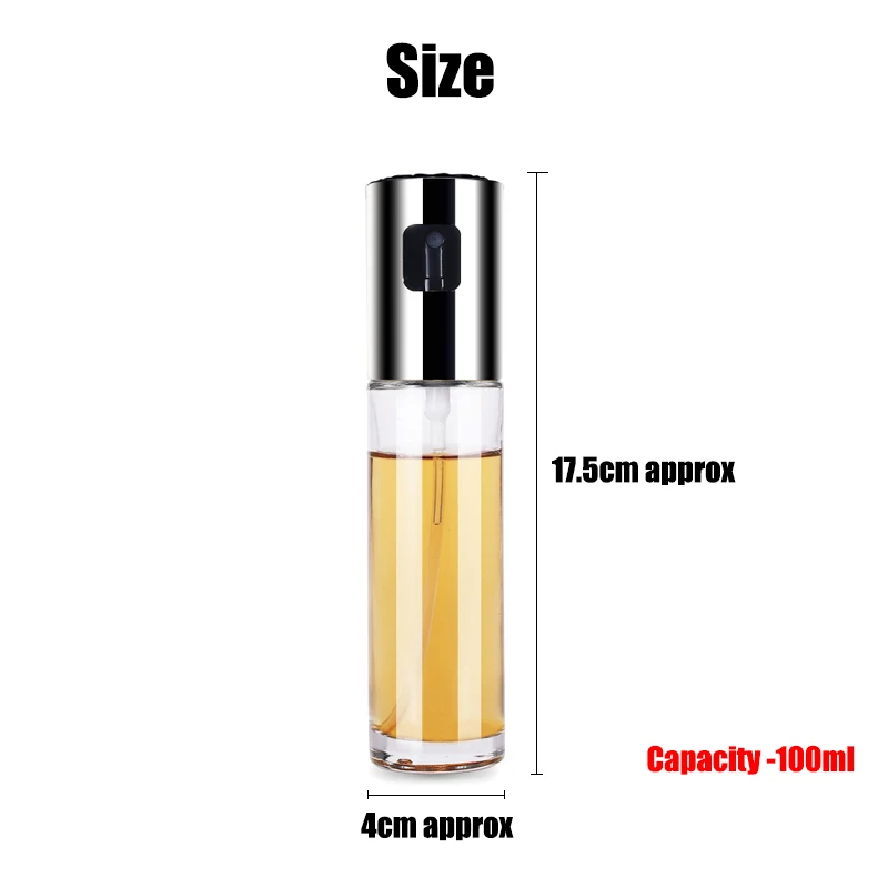 Кухонный стеклянный распылитель масла для приготовления пищи Пустой Диспенсер