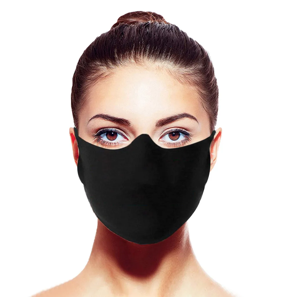 1 упаковка унисекс черные дышащие маски для лица модные женские и мужские рта