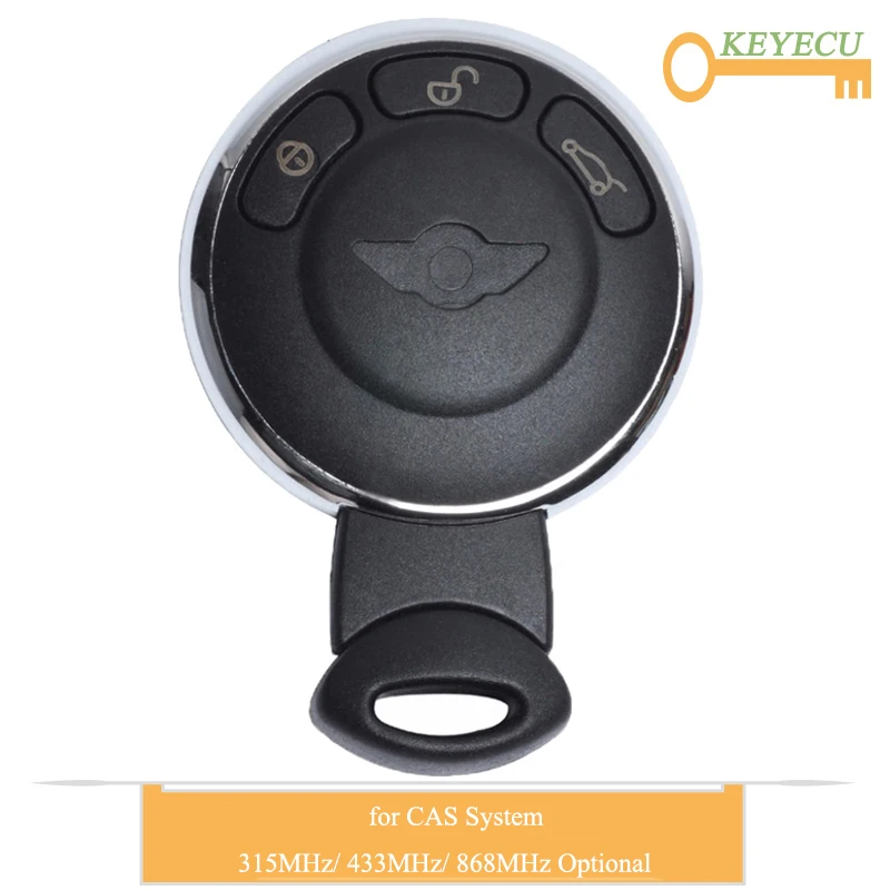 KEYECU CAS Система дистанционного управления автомобильный ключ для BMW Mini 2007 2014 IYZKEYR5602