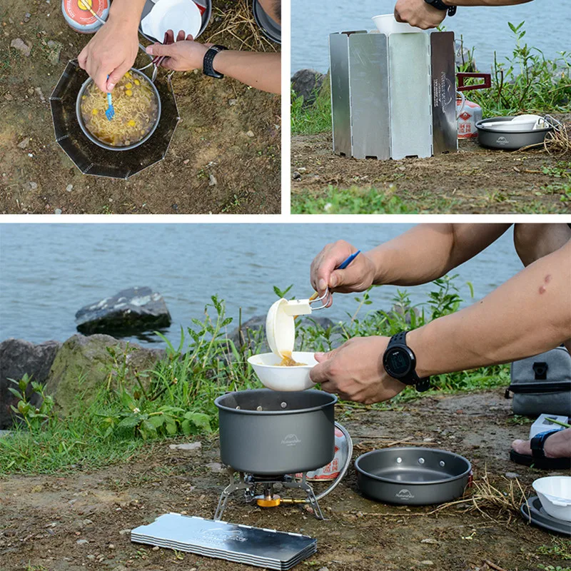 Ветрозащитная горелка Naturehike для кемпинга газовая плита 8 пластин | Спорт и