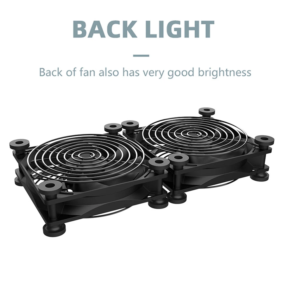 

Cooling Fan Computer Case Cooling Fan TV Box DC 5V 1400RPM USB Power Supply Router Case Radiator USB Fan Radiator