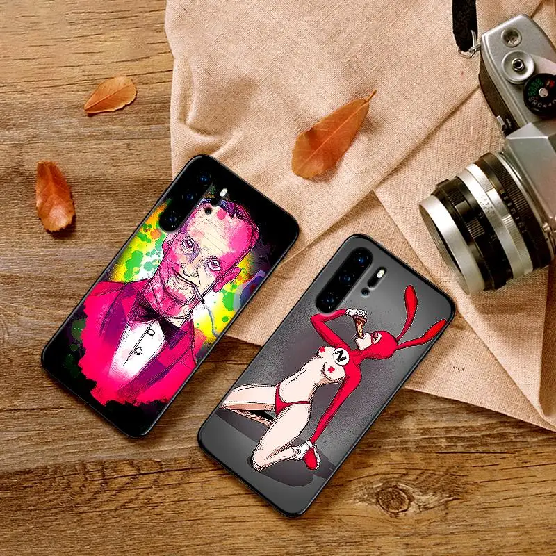 Мультфильм девушки едят пиццу для huawei Y6 Y7 Y9 Prime 2019 mate 10 20 Pro Nova2 3 4 Lite Nova 2i 3i 5i чехол