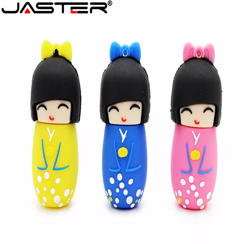 Корабль японские куклы девушки кимоно usb флэш памяти Флеш накопитель 4G 16 Гб оперативной 32 встроенной 64GB u