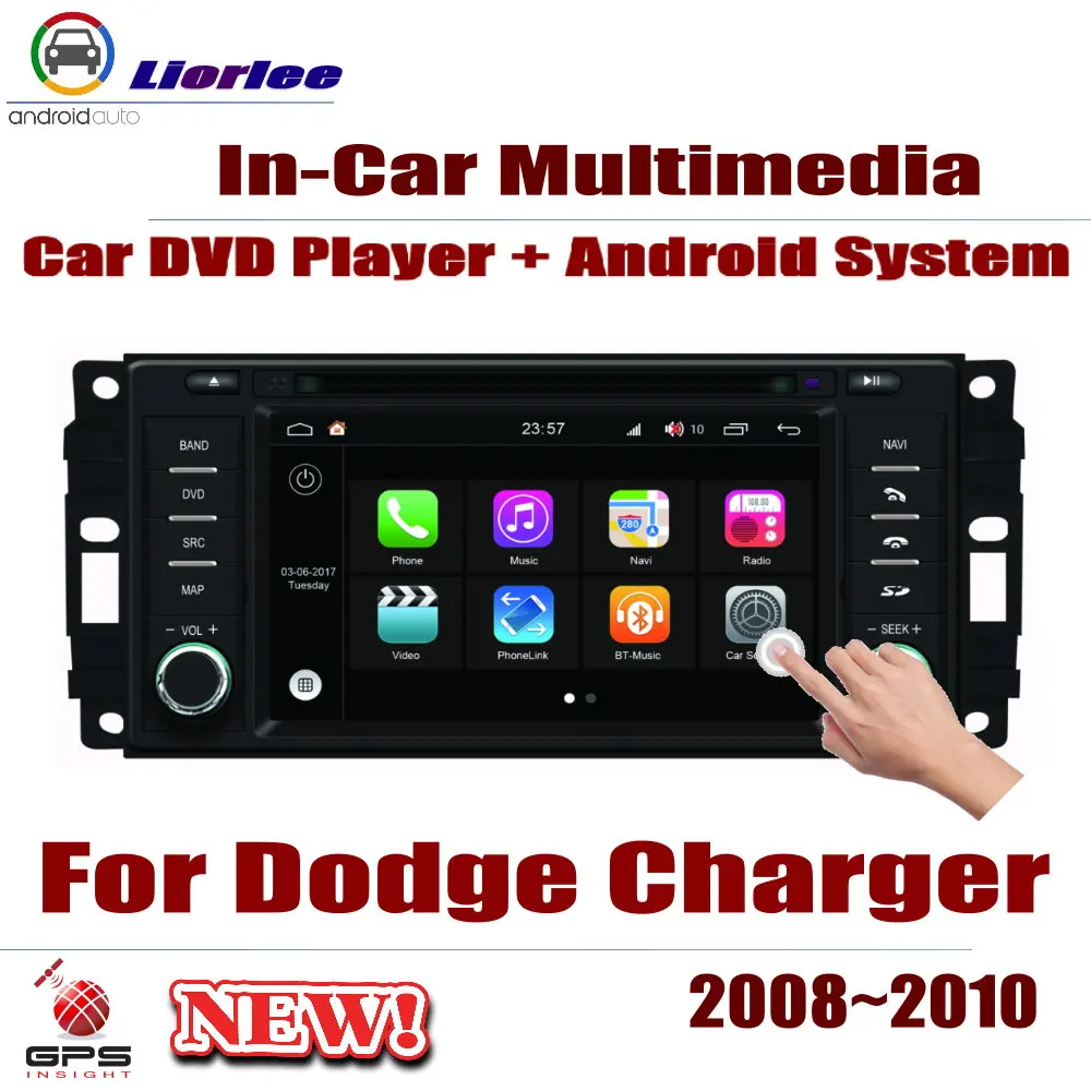 For Dodge Charger 2008-2010 Android HD Displayer System Audio Video Stereo In Dash Head Unit Car Radio DVD GPS Player Navigation