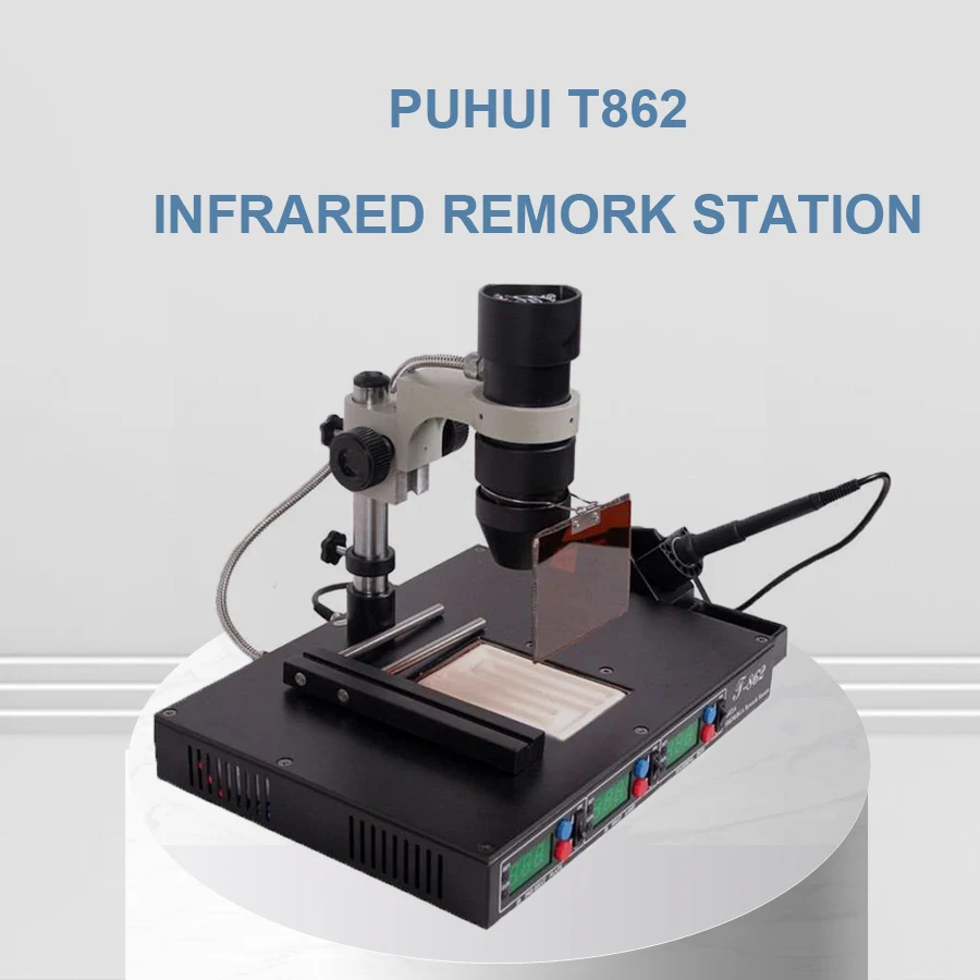 Высокое качество PUHUI T862 110 V/220 V 800W Инфракрасная паяльная машина bga SMD SMT Распайка паяльник ремонт