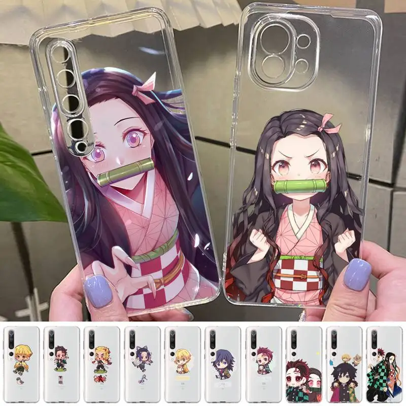 

MaiYaCa Demon Slayer Anime Phone Case For Redmi Note 5 7 8 9 10 A K20 pro max lite for Xiaomi 10pro 10T