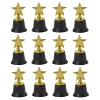12pcs star gold award trophies 4 5 gold star trophy for awards winners oscar awards hollywood parties bulk school kindergarten