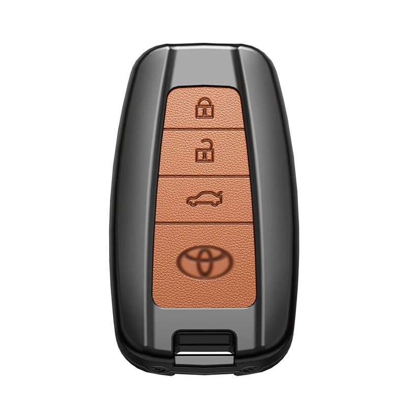 Чехол для автомобильного ключа чехол Toyota CHR Prado Camry Avalon Prius Corolla RAV4 брелок ключей |