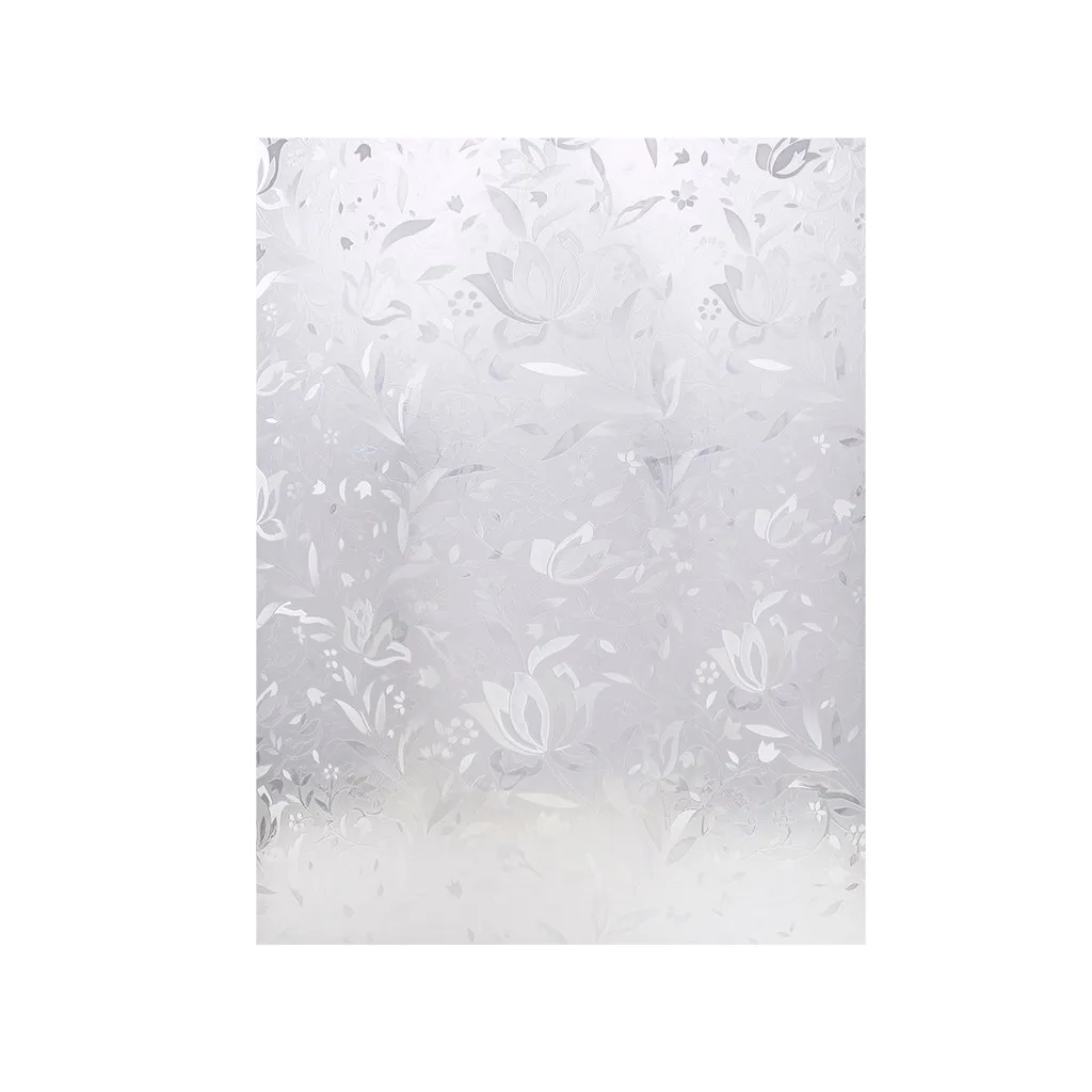 ПВХ рефракционные тюльпаны электростатические стеклянные наклейки для спальни