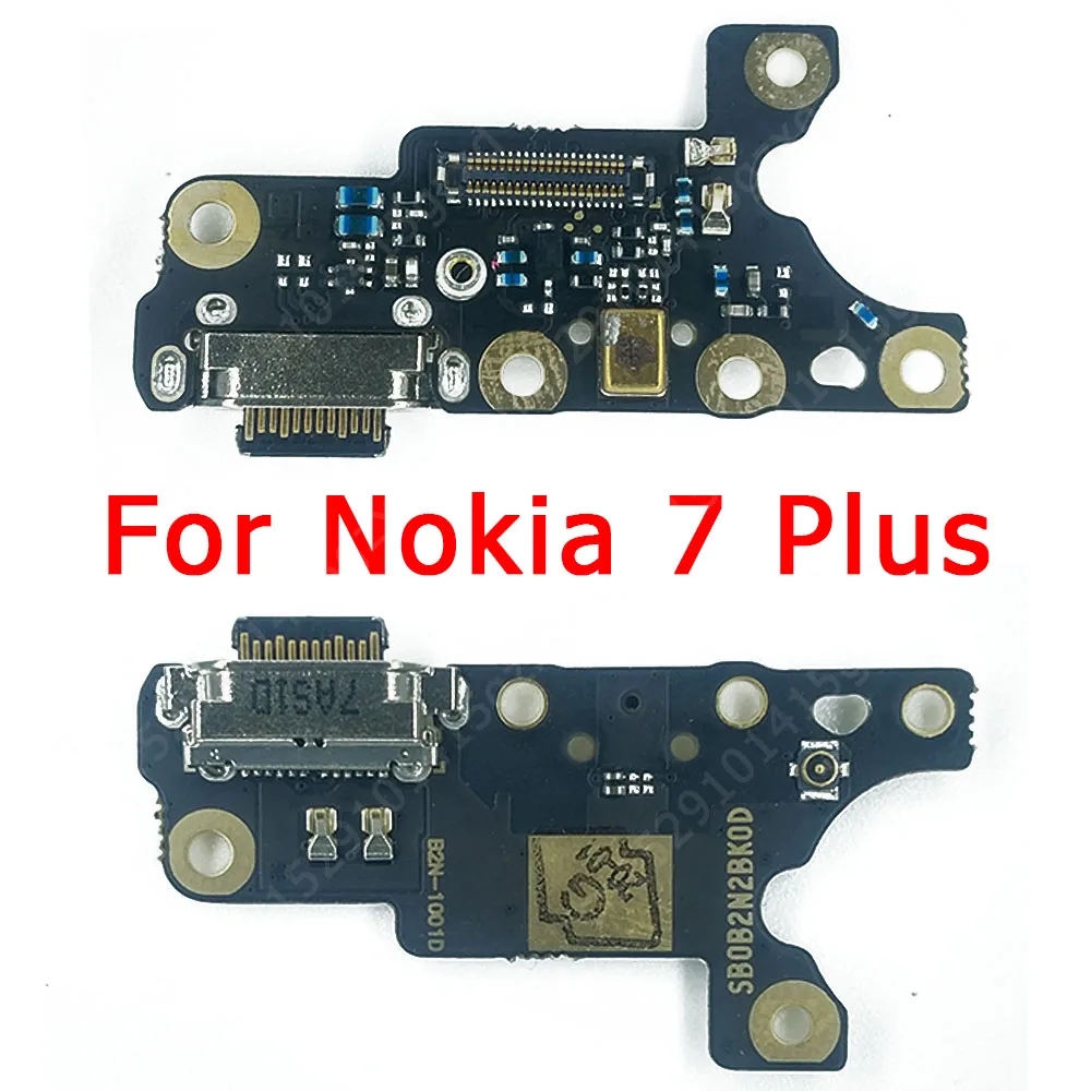 Оригинальный зарядный порт для Nokia 3 1 5 6 7 Plus 8 зарядная плата USB разъем замена