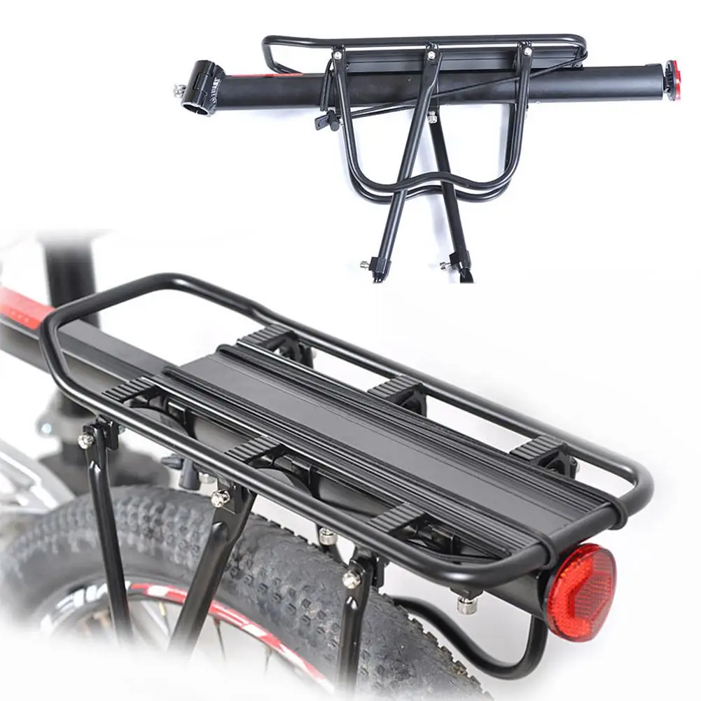 

Hot Sale Bike Rear Seat Shelf Aluminum Alloy Not Easy to Damage Bracket Bicycle Rear Seat Luggage Carrier Cycling Back Rack