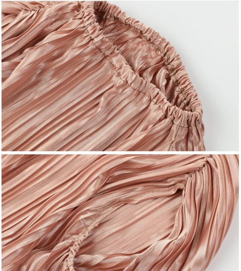 

Sexy Khaki Women 2 Piece Sets Sleeveless Turtleneck Pleated Crop Tops+Elastic Waist Shorts Fashion Casual Womens 2 Piece Outfits