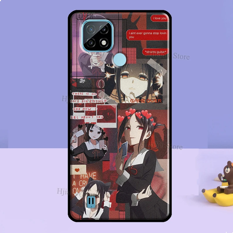 cute kaguya sama anime for realme 8i 9i 8 pro c21 gt master gt neo 2 phone case for oneplus nord 2 9r 8t 9 10 pro free global shipping