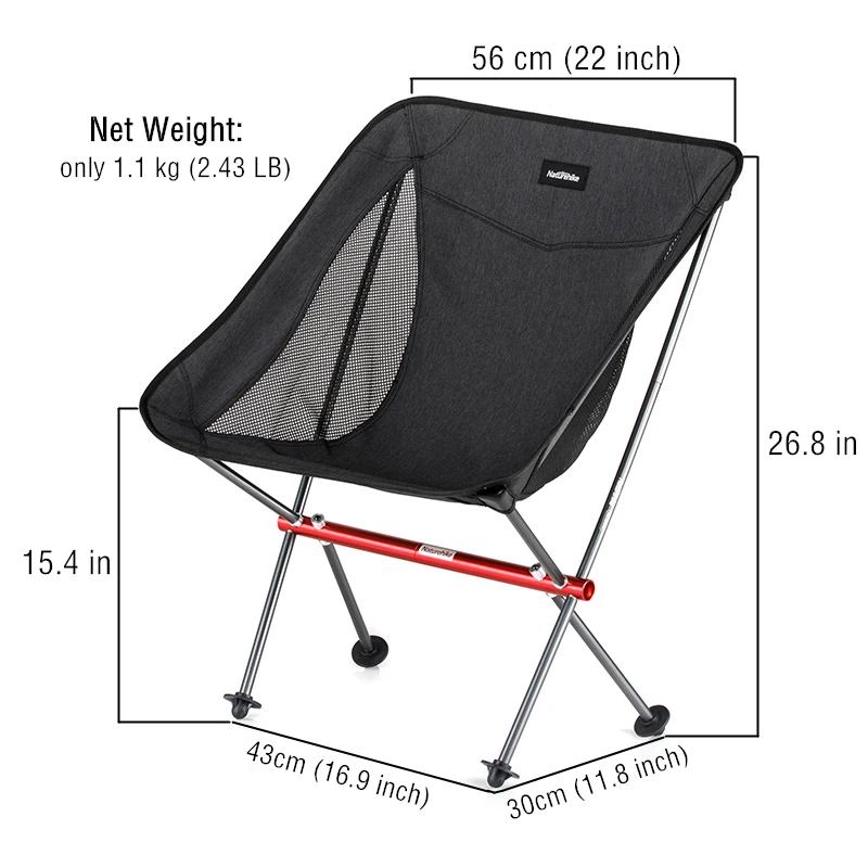 저렴한 Naturehike-경량 컴팩트 휴대용 야외 접이식 비치 의자, 낚시 피크닉 캠핑 의자