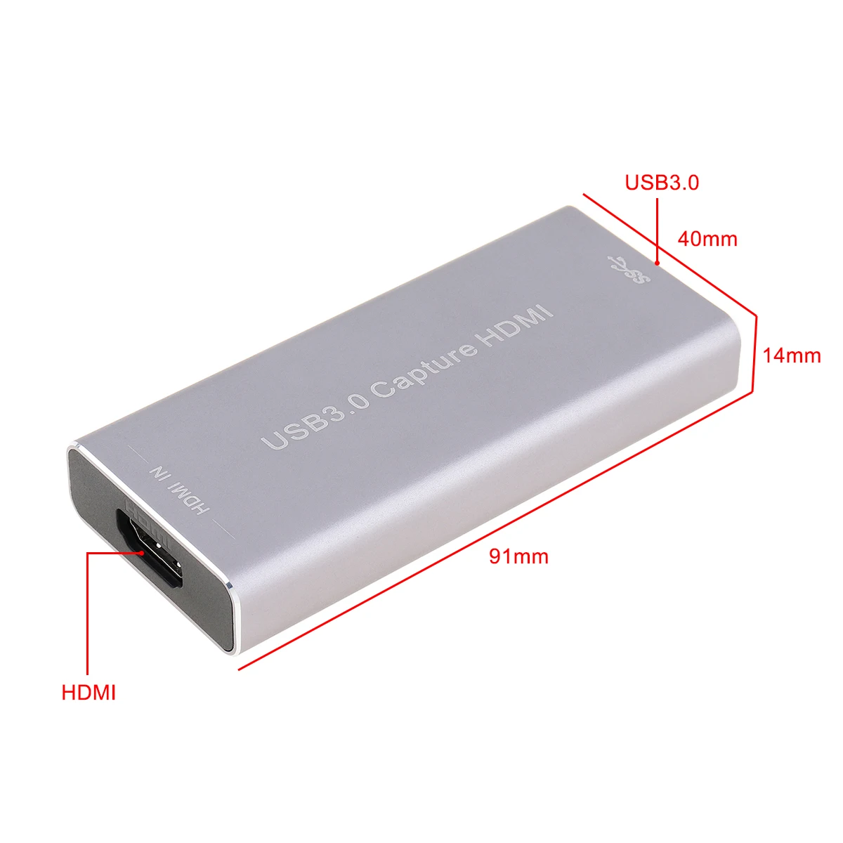 1080P 60FPS USB3.0 UVC HD карта видеозахвата HDMI/SDI 1080P HD коробка видеозахвата с высокоскоростным интерфейсом и дизайном без шнуровки