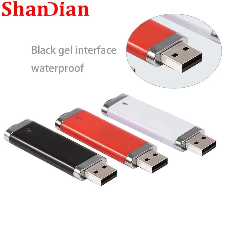 Модный креативный деловой USB флеш накопитель SHANDIAN 4 цвета 32 Гб 64 ГБ флэш Флэшка для