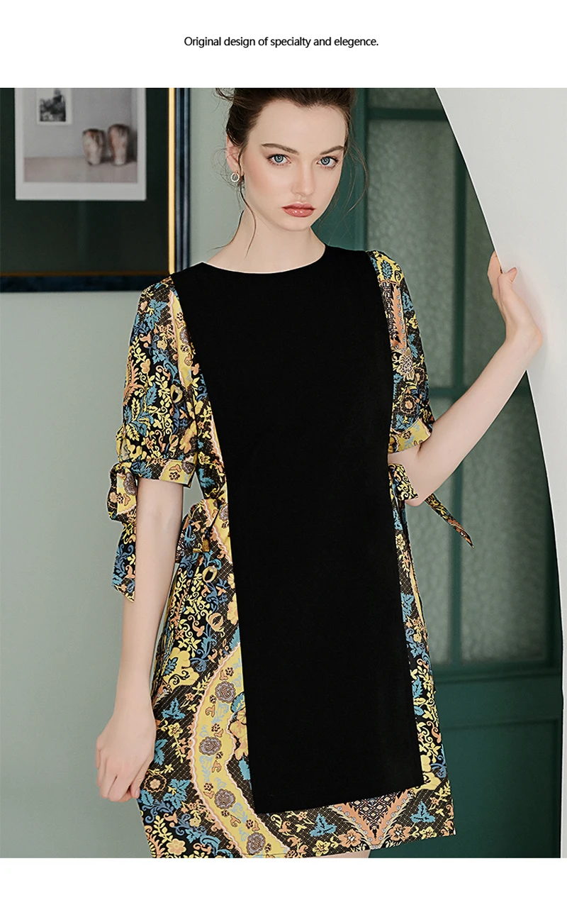 Винтажные Модные женские Платья с цветочным принтом бандажные дизайнерские