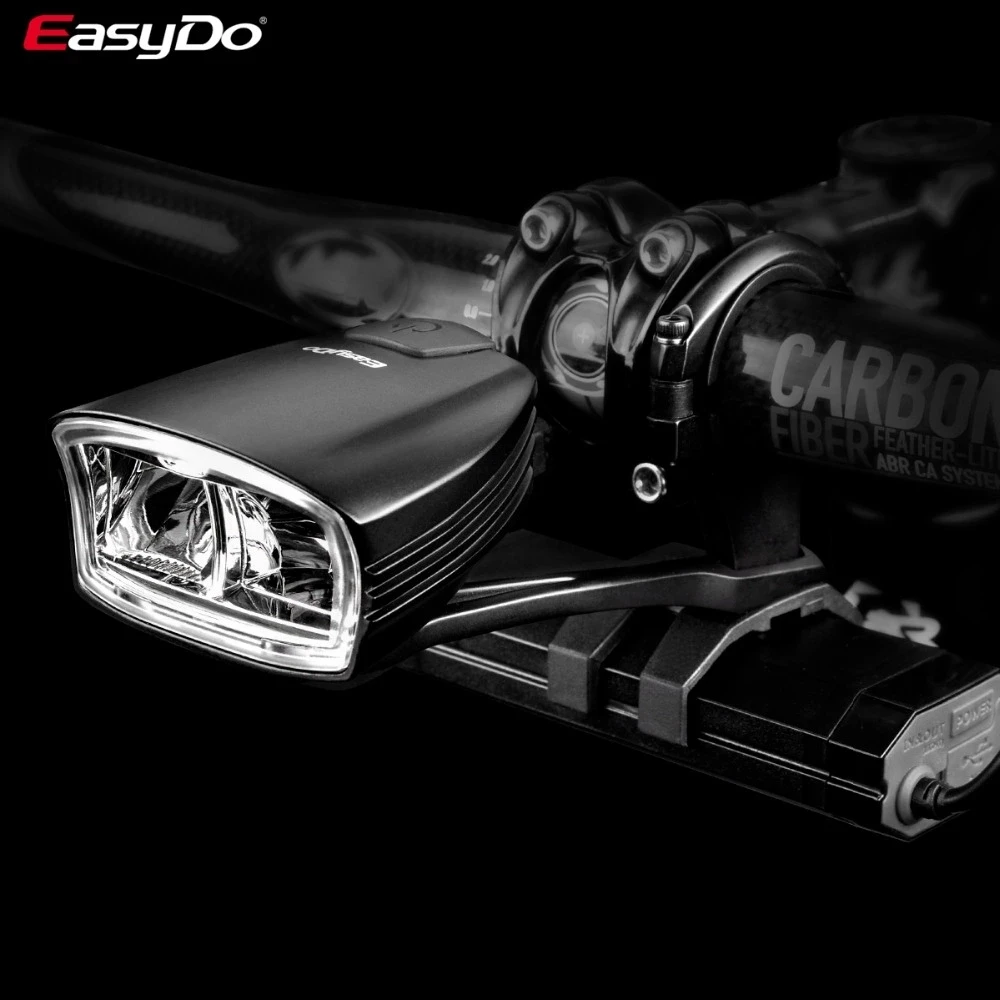 Велосипед EASYDO головной передний светодиодный свет Смарт индукция STVZO K mark USB 10 Вт лампа светодиодный 4400 мАч power Bank для наружного велоспорта EL-1112