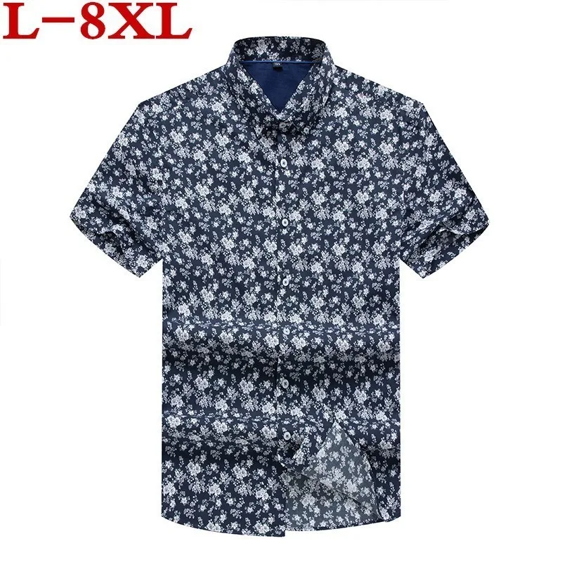 Размера плюс 8XL Для мужчин летние рубашки для девочек кружево Длинные Винтаж на