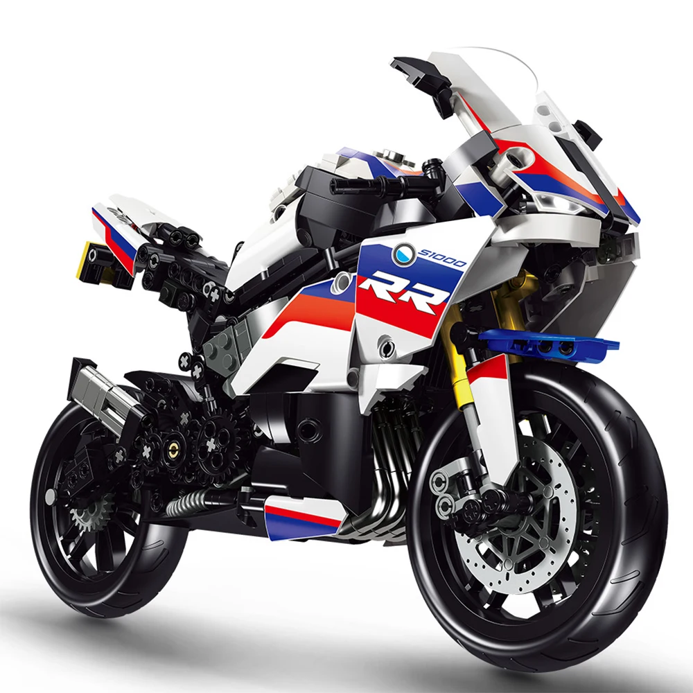 826 шт S1000RR Супер гоночный мотоцикл высокотехнологичные строительные блоки