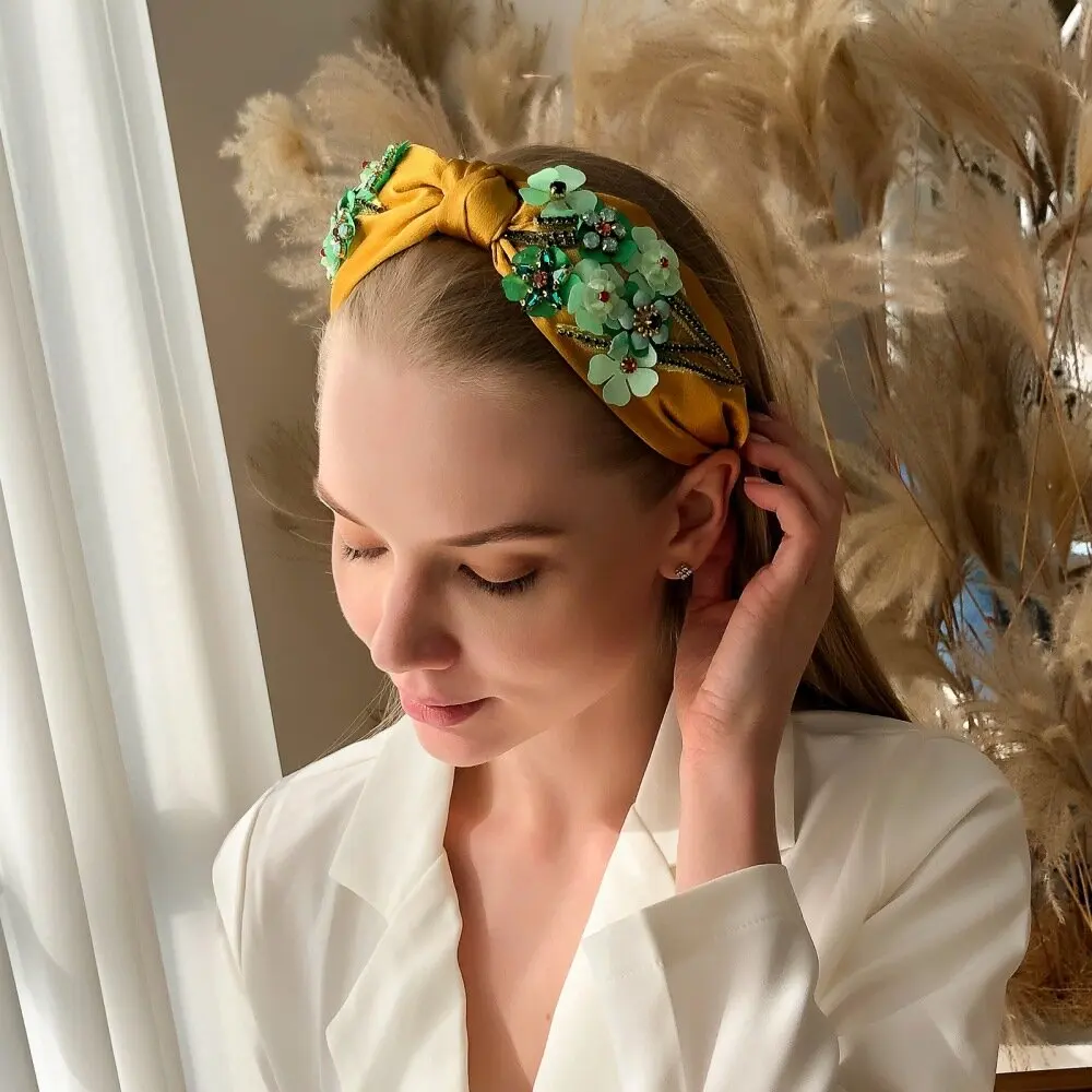 

Fashion all-match ladies floral hairband