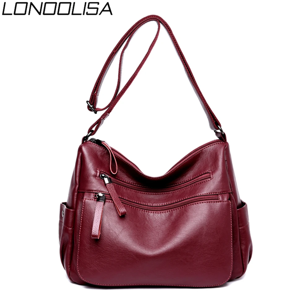 Дизайнерские сумки через плечо с несколькими карманами высококачественные для