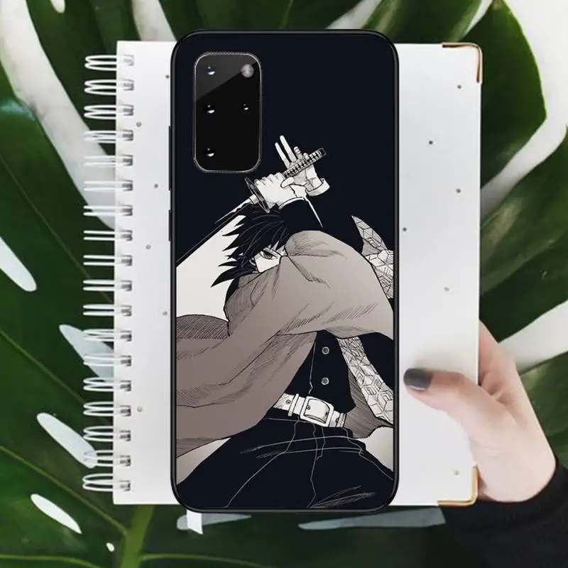 

Anime Demon Slayer Phone Case For Samsung galaxy S 9 10 20 A 10 21 30 31 40 50 51 71 s note 20 j 4 2018 plus Luxury brand shell
