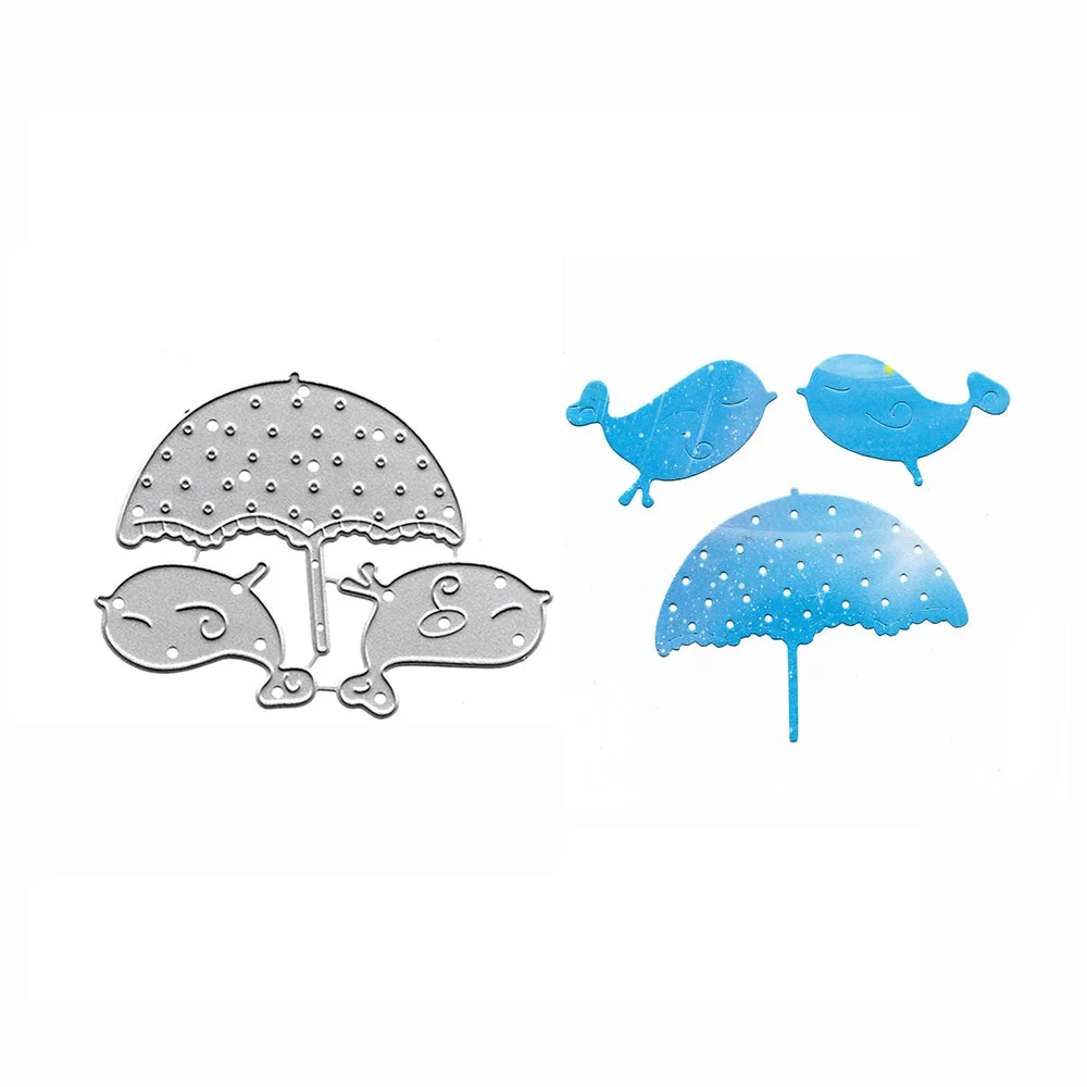 

Craft Die Dolphin Umbrella Cutting Dies Scrapbooking Card Making Album Decor Embossing Stencil Stamping Die Metal Cut Dies New