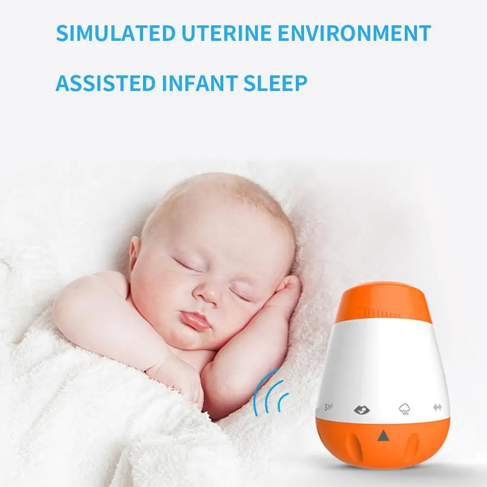 Nature Music Sound Portable Smart Therapy Sound Machine Baby Rechargeable Voice Sensor White Noise Infants Baby Sleep Soother