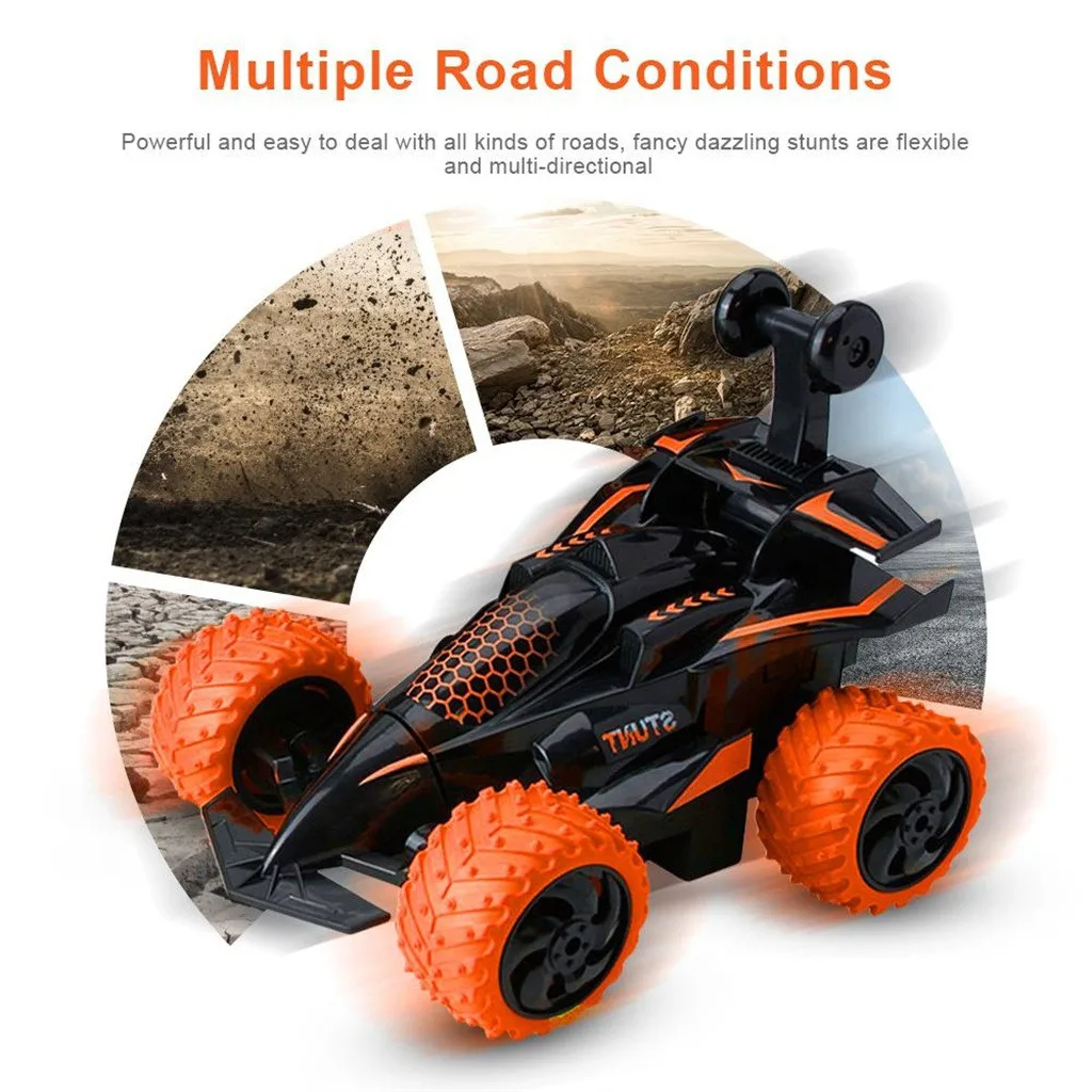 10 км/ч радиоуправляемая трюковая машина 360 Вращающаяся на одну сторону