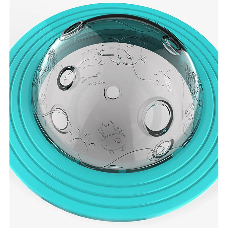 Новая развлекательная летающая тарелка для собак мяч утечки еды интерактивные