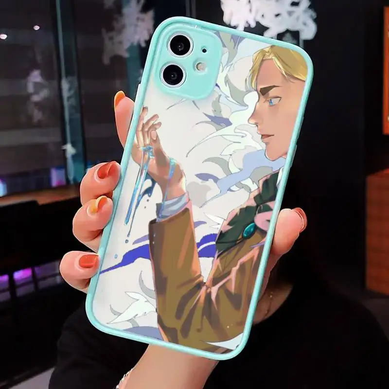 

Anime Attack on Titan Phone Cases Matte For iPhone 12 Mini 11 Pro XR XS Max 7 8 Plus X Hard PC Back Cover