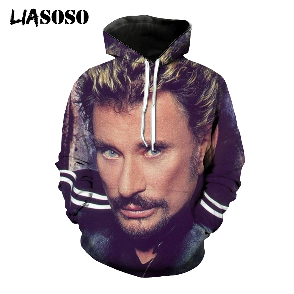 Новые популярные французские толстовки с капюшоном Джонни Хелли модная футболка