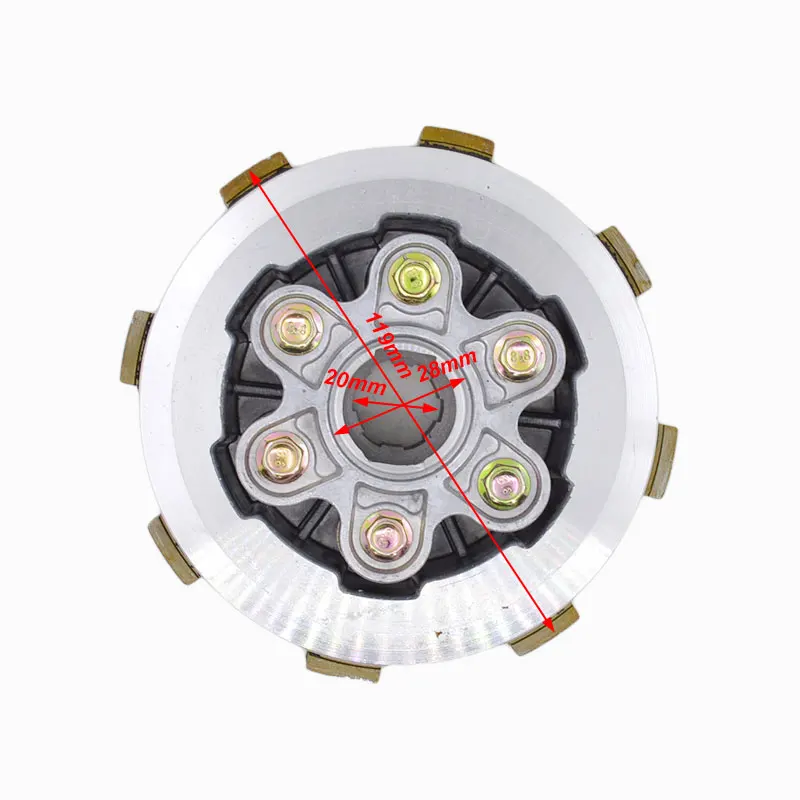 Новый мотоцикл 6 колонн усиленное сцепление шт. фрикционный диск центр внешнее в