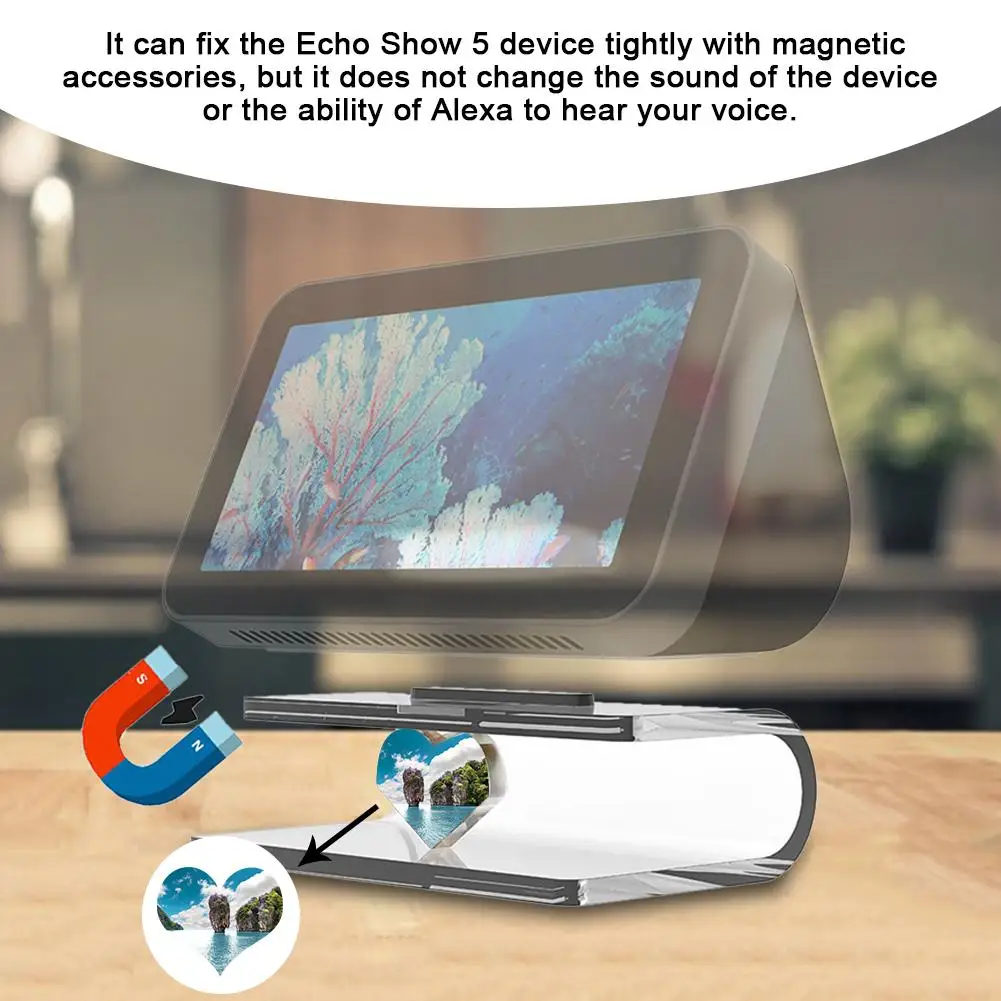 Регулируемая прозрачная подставка для аудио аксессуары полностью акриловая