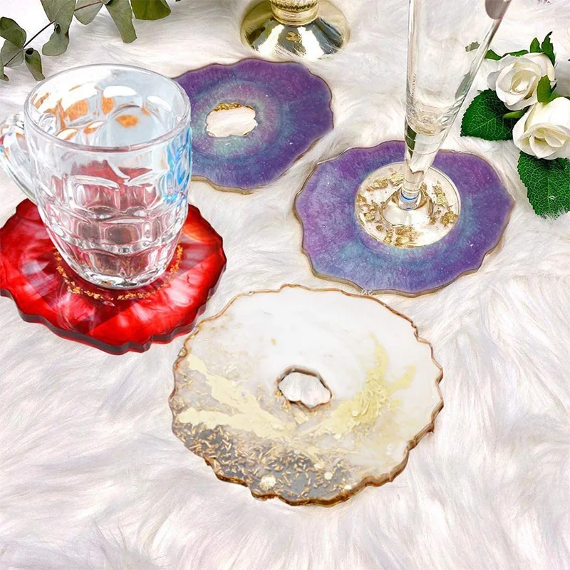 

2Pcs Coaster Resin Molds, Silicone Molds for Making Coasters, Epoxy Molds for Coaster, Bowl Mat, Irregular Round Mold